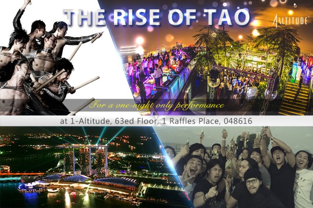 Drum Tao in Singapore @ 1-Altitude - Esther Neela Blog